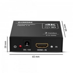 MULTIPLICADOR HDMI 2 PORTAS COMTAC MOD 22129285