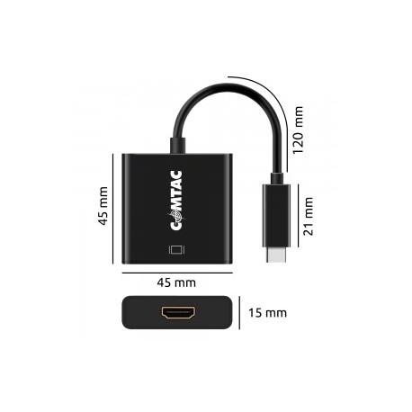 CONVERSOR USB-C P/ HDMI COMTAC MOD 20119330