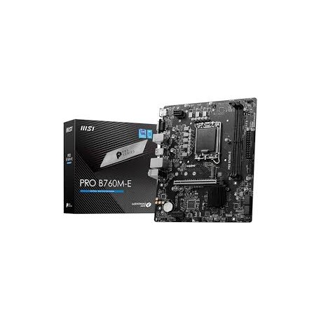 PLACA-MÃE MSI PRO B760M-E DDR5 S/V/R