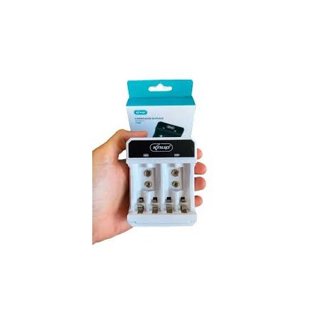 CARREGADOR PILHAS / BATERIAS KNUP MOD CP602
