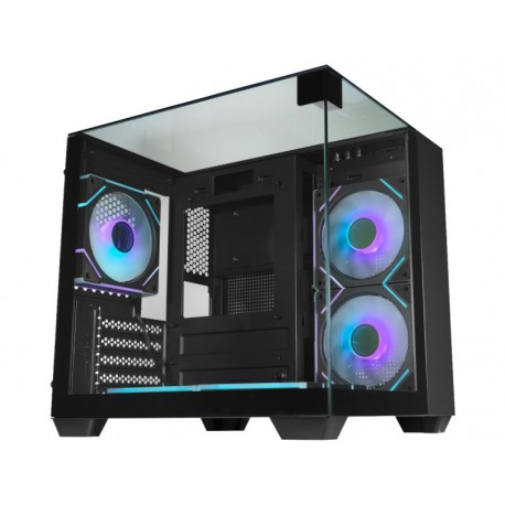 GABINETE GAMER K-MEX VISÃO INFINITA II CG-01X2 S/ FONTE