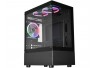 GABINETE GAMER K-MEX VISÃO INFINITA CG-01TW S/ FONTE