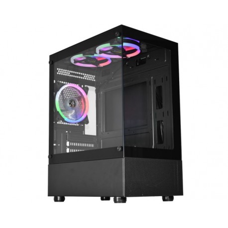 GABINETE GAMER K-MEX VISÃO INFINITA CG-01TW S/ FONTE