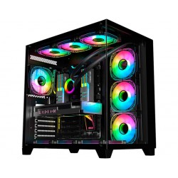 GABINETE GAMER K-MEX GHOST SHARK CG-02J1 S/ FONTE