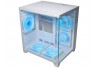 GABINETE GAMER K-MEX AQUARIO III WHITE CG-W305 S/ FONTE