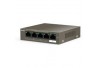 HUB SWITCH 5-P GIGABIT + 4-P POE 10/100 TENDA MOD TEF1105P-4-63W