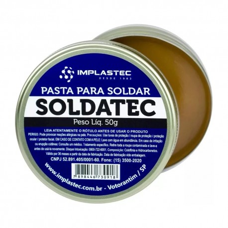 PASTA PARA SOLDAR SOLDATEC 50G IMPLASTEC