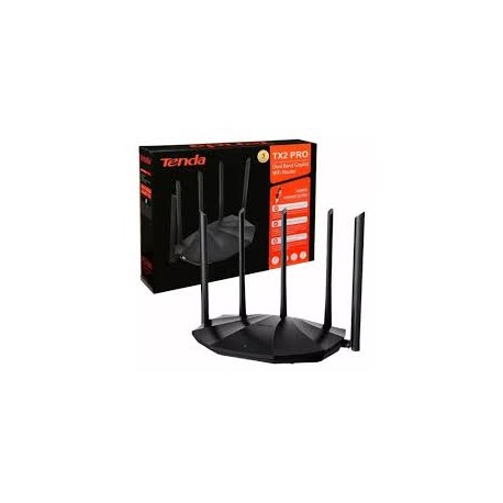 ROTEADOR TENDA WIRELESS GIGABIT WI-FI 6 MOD TX2 PRO