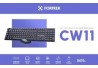 TECLADO+MOUSE FORTREK OFFICE CW11 S/ FIO MOD 84458