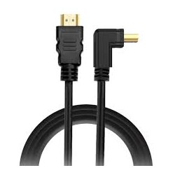CABO VÍDEO HDMI/HDMI 1.5M 90º GRASEP MOD D-H01