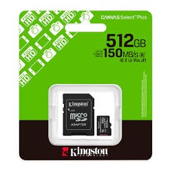 MICRO SD 512GB KINGSTON CANVAS PLUS