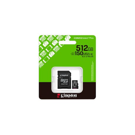 MICRO SD 512GB KINGSTON CANVAS PLUS
