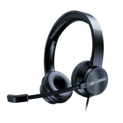 FONE DE OUVIDO C/ MICROFONE USB C3TECH MOD PH-G380BK