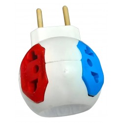 ADAPTADOR TOMADA BOLA COLORIDO 3 SAIDAS 10A / 1 SAIDA 20A