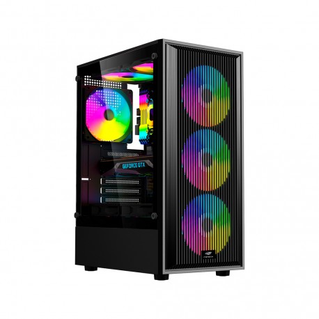 GABINETE MICRO ATX GAMER MOD MT-G120BK C3TECH S/ FONTE