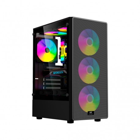 GABINETE MICRO ATX GAMER MOD MT-G130BK C3TECH S/ FONTE
