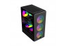 GABINETE MICRO ATX GAMER MOD MT-G130BK C3TECH S/ FONTE
