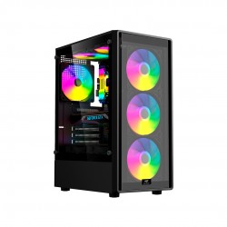 GABINETE MICRO ATX GAMER MOD MT-G120BK C3TECH S/ FONTE