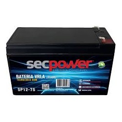 BATERIA P/ NOBREAK SECPOWER 12V 7AH MOD SP12-7S