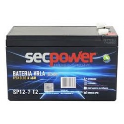 BATERIA P/ NOBREAK SECPOWER 12V 7AH MOD SP12-7 T2