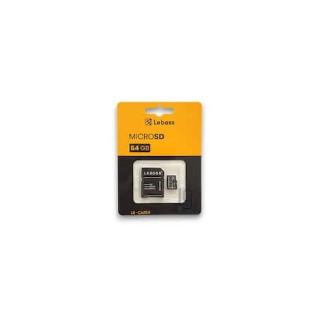 MICRO SD 64GB LEBOSS LB-CM64