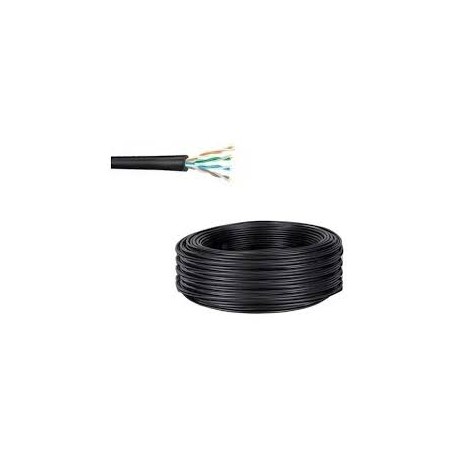 CABO CFTV CONNECT 4 PARES CX 50M PRETO