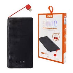 CARREGADOR PORTÁTIL USB .5000MAH POWER BANK KAIDI MOD KD-952