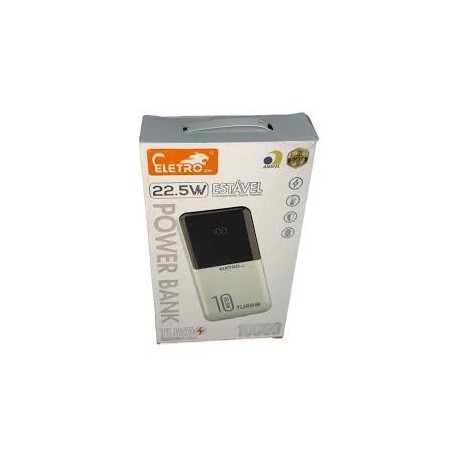 CARREGADOR PORTÁTIL USB 10.000MAH POWER BANK ELETRO MOD EL-2943