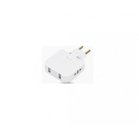 ADAPTADOR TOMADAS T / 2 USB