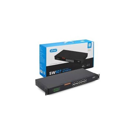 HUB SWITCH 16 PORTAS 10/100/1000 GIGABIT KNUP MOD SW107