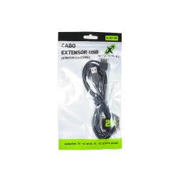 CABO EXTENSOR USB 2.0 AM X AF 2M X-CELL MOD XC-USB-M/F