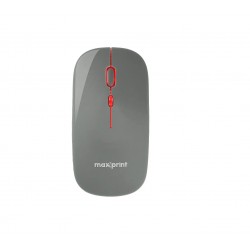 MOUSE ÓPTICO S/ FIO MAXPRINT CROMA CINZA MOD 60000162