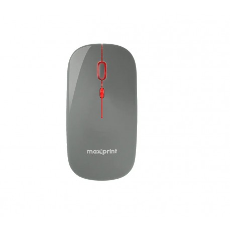 MOUSE ÓPTICO S/ FIO MAXPRINT CROMA CINZA MOD 60000162