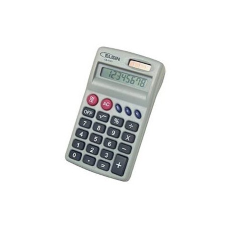 CALCULADORA BOLSO ELGIN MOD CB1483 CINZA