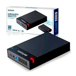 GAVETA EXTERNA USB 3.0 HD 3,5 SATA EXBOM MOD CGHD-G5