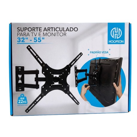 SUPORTE ARTICULADO TV UNIVERSAL HOOPSON MOD SUP3-TV-3255H
