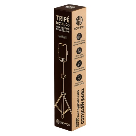 TRIPÉ METÁLICO MULTIMIDIA HOOPSON MOD TP-001-RH