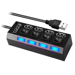 MINI HUB USB 4 PORTAS 3.0 HOOPSON HUB4-2
