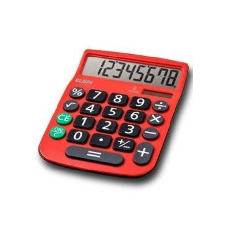 CALCULADORA MESA ELGIN MOD MV4131 VERMELHA