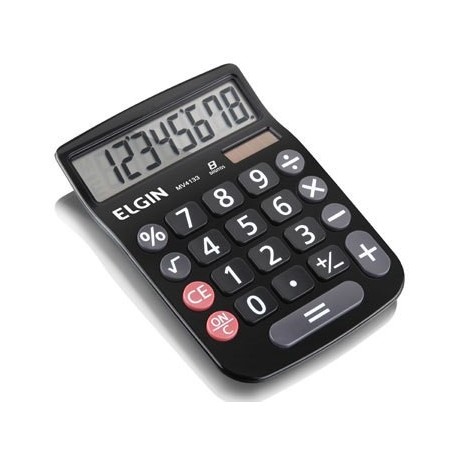 CALCULADORA MESA ELGIN MOD MV4133 PRETO