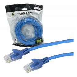 CABO REDE C/ CONECTOR RJ45 5M CAT6 X-CELL MOD XC-CAT6-5M