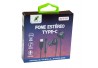 FONE DE OUVIDO COM MICROFONE USB-C X-CELL MOD XC-F-18 PRETO