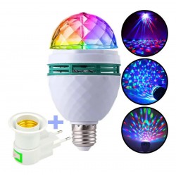 LÂMPADA LED RGB GIRATÓRIA X-CELL MOD XC-LL-02