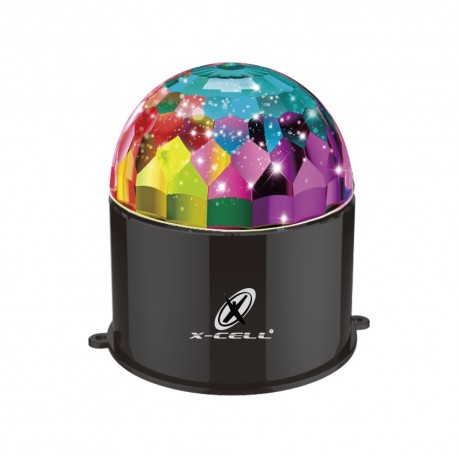 GLOBO LED RGB GIRATÓRIA X-CELL MOD XC-GL-01