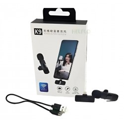 MICROFONE DE LAPELA P/ LIGHTNING K9