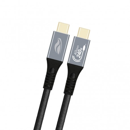 CABO USB 4.0 USB-C USB-C CORDÃO 1M C3TECH CB-P1000GY