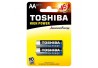 PACK C/ 2 PILHAS AA ALCALINA LR6GCP TOSHIBA MOD 72448