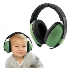 ABAFADOR DE RUÍDO INFANTIL X-CELL MOD FX-FAB-01 VERDE