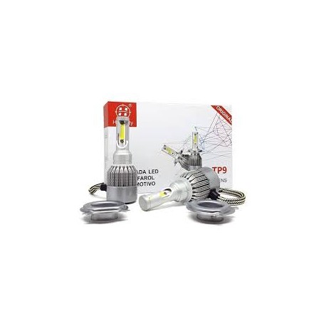 LAMPADA LED PARA FAROL AUTOMOTIVO MOD TP9 72W 7800 LÚMENS CONECTOR H11