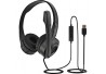 HEADSET C/ MICROFONE USB HBS102 FORTREK MOD 86949 PRETO